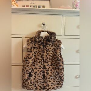 Urban Republic Kids Brown Faux Fur Vest